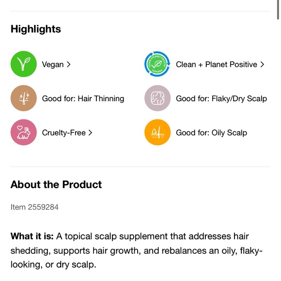 THE NUE COMPANY SUPA THICK SCALP SERUM THINNING HAIR LINE THICKER FULLER HAIR - Picture 5 of 8